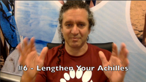Stretch your Achilles before minimalist running